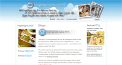 Desktop Screenshot of fivemoreminuteswith.com